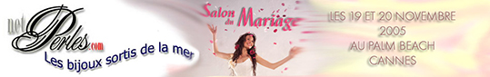Salon du Mariage sur Cannes, une presence affichee de netperles